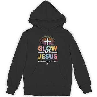Glow For Jesus-Let Your Light-Shine Hoodie - Thegiftio UK