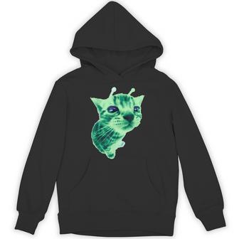 Gnarp Cat Silly Alien Cat Meme Brainrot Meme Silly Cat Hoodie - Thegiftio UK