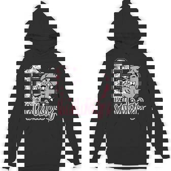 Go Bulldogs Maroon Bulldog Pride School Spirit Mascot Hoodie | Seseable FR