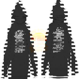 Gone Fishin’ Back When The Bait Runs Out Vintage Hoodie - Thegiftio UK