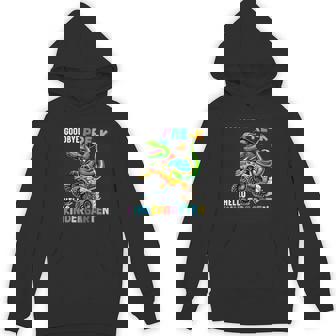 Goodbye Pre-K Hello Kindergarten Dinosaur Graduation Boys Hoodie | Mazezy