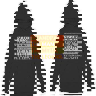 Grandpa The Man The Myth The Legend Father's Day Hoodie - Thegiftio UK