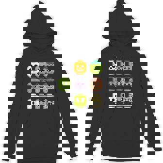 Halloween Building Brick Head Pumpkin Ghost Zombie Boys Hoodie - Monsterry