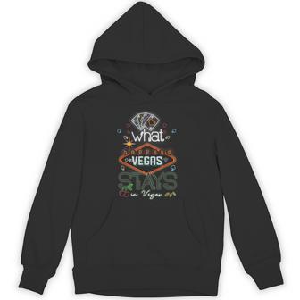 What Happens In Vegas Stays In Vegas Gambling Casino Hoodie - Thegiftio UK