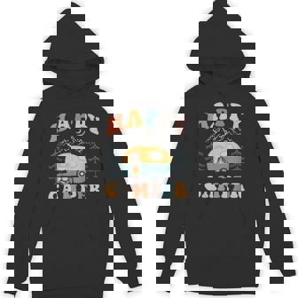 Happy Camper Camping Crew For Campers Summer Vacation Hoodie | Mazezy
