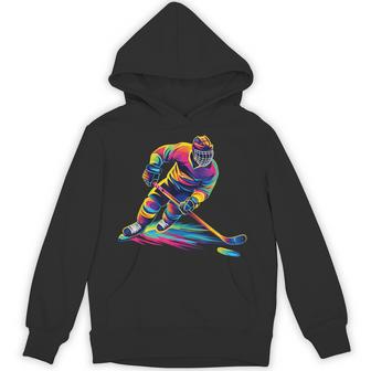 Hockey Player Graphic Hoodie - Thegiftio UK