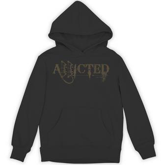 Hunting Addicted Bow Hunter Buck Deer Elk Archery Hunting Hoodie - Thegiftio UK