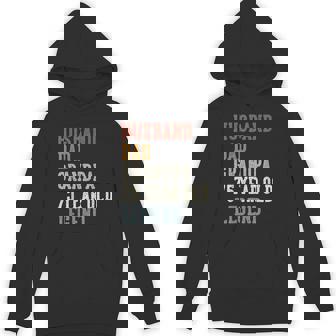 Husband Dad Grandpa 75 Year Old Legend 75Th Birthday Hoodie - Thegiftio