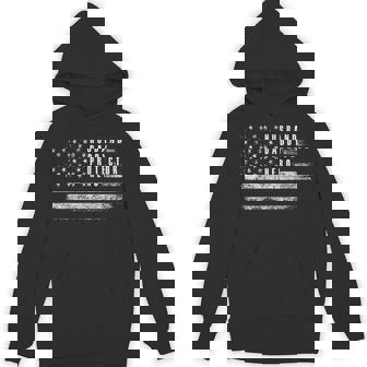 Husband Daddy Protector Hero Fathers Day American Flag Hoodie - Monsterry