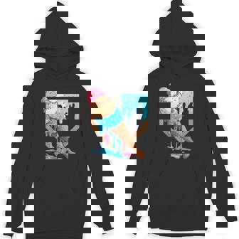 Ice-Cream Drip Baseball Boys Game Day Home Plate Dripping Hoodie - Thegiftio UK