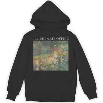 I'll Be In My Office Garden Distressed Gardening Hoodie - Monsterry UK