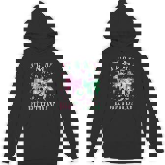 It's My 9Th Birthday Witch Pink And Green 9 Year Old Hoodie - Monsterry