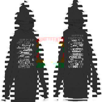Junenth 1865 Afro Freedom Breaking Chains Freeish Roots Hoodie - Thegiftio