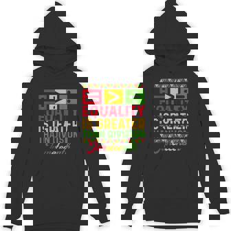 Junenth 1865 Equality Is Greater Than Division Math Hoodie | Mazezy