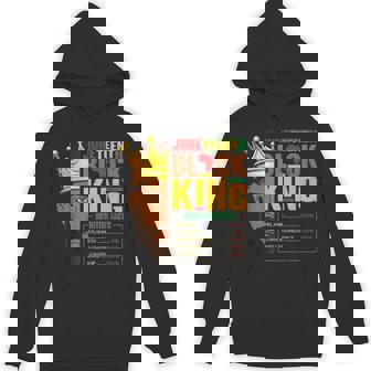 Junenth Black King Nutritional Facts Pride African Mens Hoodie - Monsterry