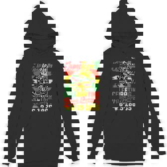 Junenth Flag Celebrating Black Freedom Junenth 1865 Hoodie - Monsterry