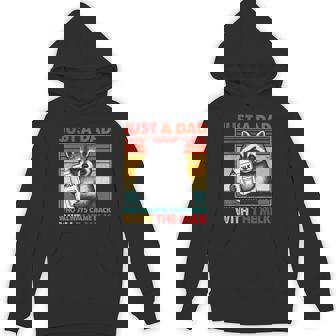Just A Dad Who Always Came Back Fathers Day Retro Hoodie - Monsterry