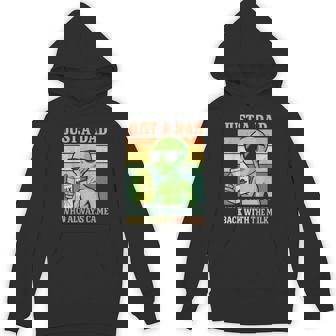 Just A Dad Who Always Came Back With The Milk Alien Papa Hoodie - Thegiftio