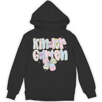 Kindergarten Coquette Bow First Day Of School Back To School Hoodie - Thegiftio UK