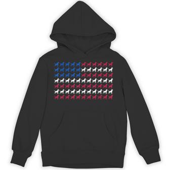 Labrador Retriever Patriotic American Flag 4Th Of July Hoodie - Thegiftio UK