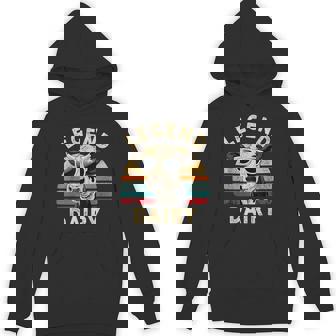 Legend Dairy Farmer Cow Farmer Pun Graphic Cow Vintage Hoodie - Thegiftio UK