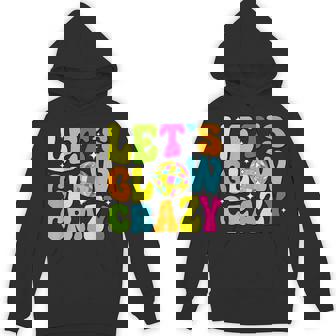 Let's Crazy Retro Birthday Party Glowing 80S 90S Group Team Hoodie | Seseable FR