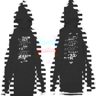 With Liberty And Justice For All Human Rights Lgbt Hoodie - Thegiftio UK