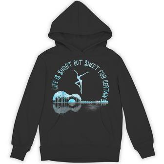 Life Is Short Guitar But Sweet For Certain Hoodie - Thegiftio UK