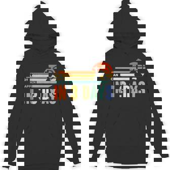 A Lot Can Happen In 3 Days Retro Vintage Sunset Hoodie | Mazezy