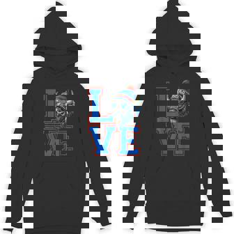 Love Bills Lovers Vintage Retro Buffalo Head Hoodie | Mazezy
