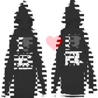 I Love Mk Initials I Heart MK First Last Name M K Hoodie - Thegiftio