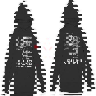 Love Is All I Need Halloween Squad Shirt Women Novelty Horror Movies Halloween Scary Graphic Short Sleeve Top Unisex Hoodie - Monsterry