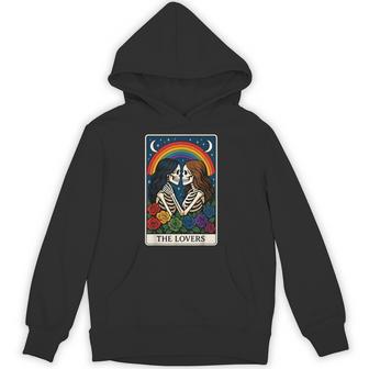 The Lovers Lesbian Tarot Card Hoodie - Thegiftio UK