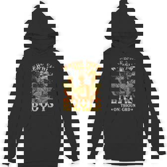 Where Them Fan At Boots On The Ground Black Western Cowgirl Hoodie - Thegiftio UK