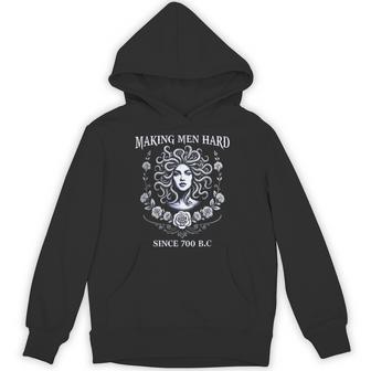 Making Hard Since 700 BC Medusa Greek Mythology Hoodie - Thegiftio UK