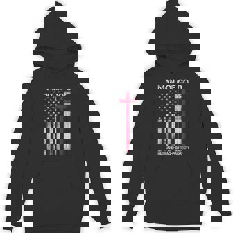Man Of God Husband Dad Protector Religious Cross Fathers Day Hoodie - Monsterry