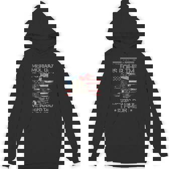 Memorial Day Is For Them Veteran's Day Is For Me Usa Flag Hoodie | Mazezy