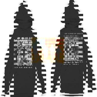 Memorial Day Remember Honor Vintage Patriotic American Flag Hoodie | Mazezy