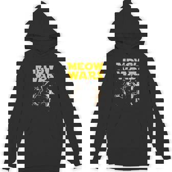 Meow Wars 猫好きのための面白いグラフィック パーカー - Kawaiitshirt