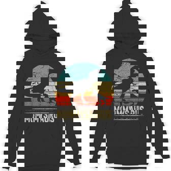 Mommysaurus T Rex Dinosaur Mommy Saurus Family Matching Hoodie - Monsterry