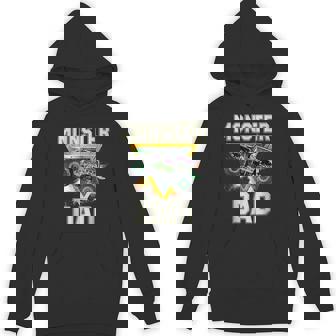 Monster Truck Dad Family Birthday Party Father's Day Hoodie | Mazezy