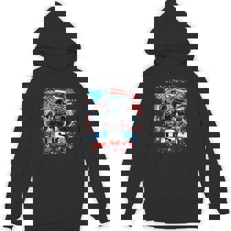 Monster Truck Usa American Flag 4Th Of July Hoodie | Mazezy