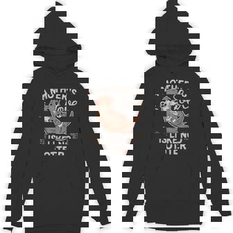 A Mother's Love Is Like No Otter Cute Otter Lover Animal Pun Hoodie - Thegiftio UK