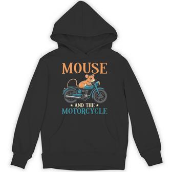 The Mouse And The Motorcycle Cute Biker Animal Hoodie - Thegiftio UK