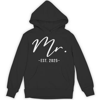 Mr Est 2025 Just Married Wedding Husband Matching Mr & Mrs Hoodie - Thegiftio UK