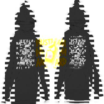 Mustard Bottle Scream Condiment Rap Humor Hoodie | Mazezy