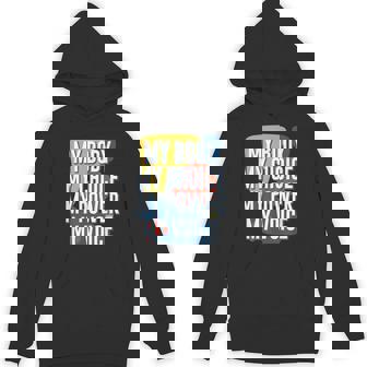 My Body Choice Power Andoice フェミニストポジティブ Hoodie - Kawaiitshirt