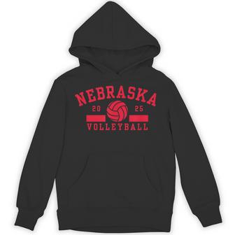 Nebraska Volleyball 2025 Team Player Hoodie | Mazezy