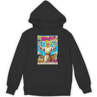 Njus Jesus Meme Christ Faith Second Coming Hoodie - Thegiftio UK