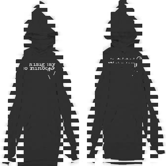 No Fishing Today Sad Stick Man Angling Joke Hoodie | Mazezy